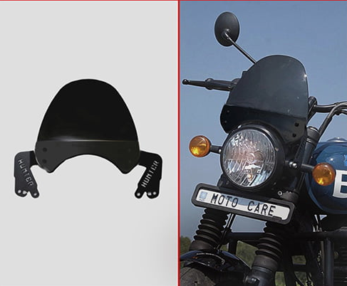 HEAD LIGHT VISOR FOR ROYAL ENFIELD HUNTER350