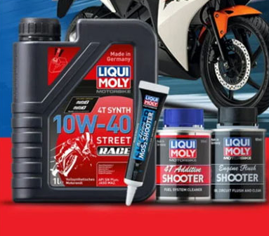 LIQUI MOLY Fully Synthetic 10W-40 Race Engine Pack For CBR 150