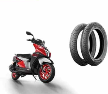MICHELIN CITY EXTRA 110/80-12 Rear and MICHELIN CITY EXTRA 100/80-12 Front Tyre For NTORQ