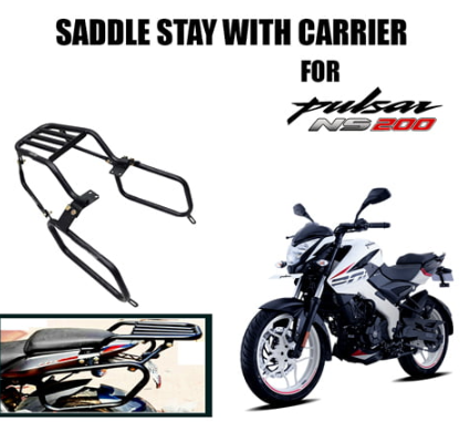 HEAVY SADDLE STAY WITH CARRIER FOR BAJAJ PULSAR NS 200
