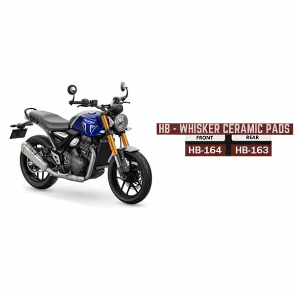 Triumph Speed/Street 400 Front And Rear Ceramic Brakepads by NGage