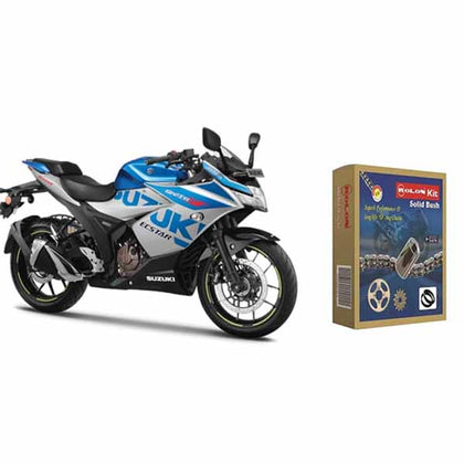 ROLON CHAIN SPROCKET KIT FOR SUZUKI GIXXER 250 AND SF 250