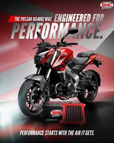 BMC AIR FILTER REPLACEMENT BAJAJ NS 400 Z 2024 FM01239