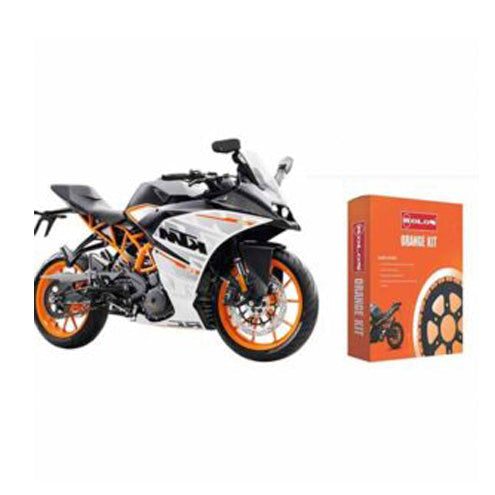 ROLON ORANGE CHAIN SPROCKET KIT FOR KTM RC 390( 6H)