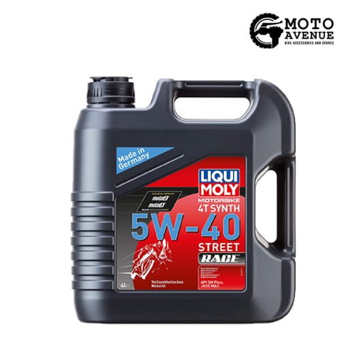 Liqui Moly Motorbike 4T 5W40 Street Race Fully Synthetic Engine Oil - 4 Lt