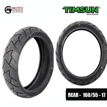 Timsun 659A 160/55-17 88L Tubeless Bike RearTyre