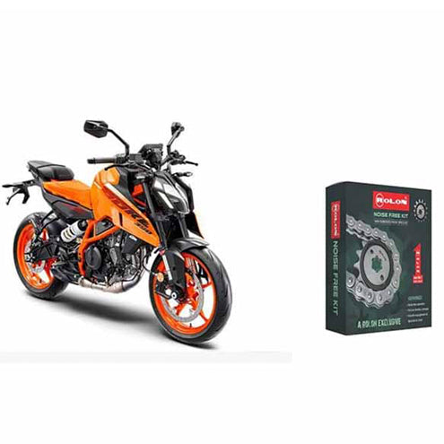 KTM DUKE 390 GEN 3 Rolon Noise Free Chain Sprocket Kit