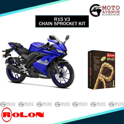 Image of YAMAHA R15 V3 Rolon Brass Chain Sprocket Kit
