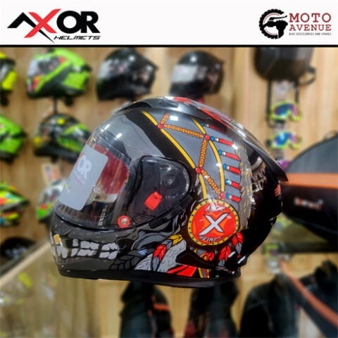 AXOR STREET Freedom Black Red Helmet-Medium