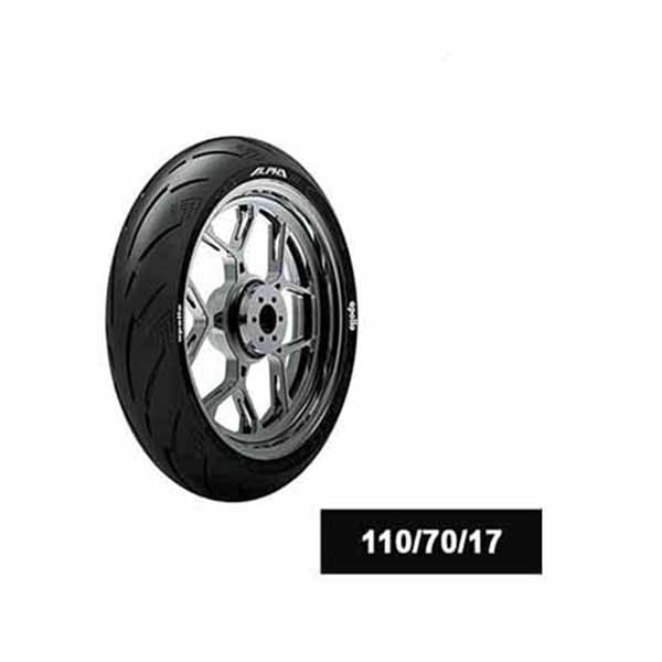 Apollo ALPHA H1 110/70ZR17 54W Steel Belted Radial Tubeless Front Tyre