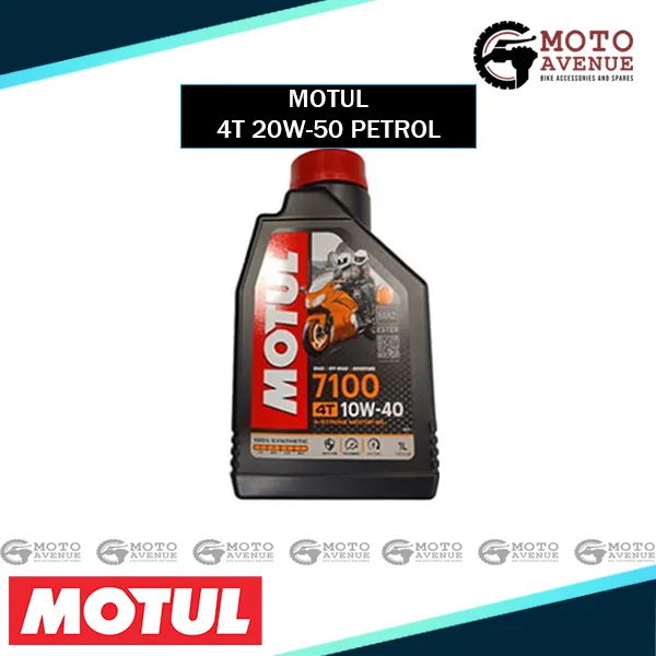Motul 7100 Ester 4T Fully Synthetic 10W-40 Petrol Engine Oil for Bikes (1 L)