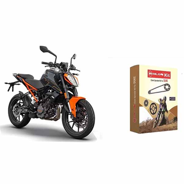 Rolon Chain Sprocket Kit For KTM DUKE 250 CC