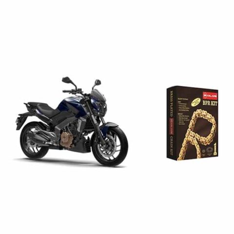 Image of Bajaj Dominar 400 Rolon Brass Chain Sprocket Kit