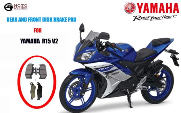 YAMAHA R15 V2 REAR AND FRONT BRAKE PAD