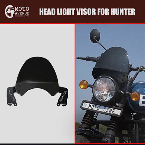 HEAD LIGHT VISOR FOR ROYAL ENFIELD HUNTER350