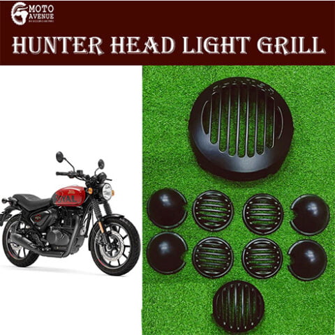 HEAD LIGHT GRILL FOR ROYAL ENFIELD HUNTER350