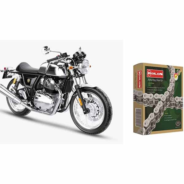 ROLON CHAIN SPROCKET KIT FOR ROYAL ENFIELD INTERCEPTOR/ CONTINENTAL GT 650