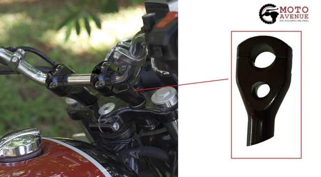 HANDLEBAR RISER FOR ROYAL ENFIELD INTERCEPTOR 650 - Image 2