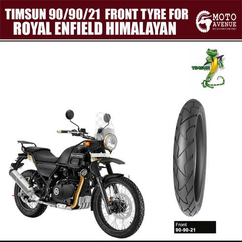 TIMSUN 90/90/21 TS 659 FRONT TUBE LESS TYRE FOR ROYAL ENFIELD HIMALAYAN