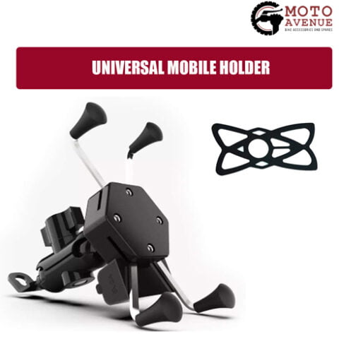 Bike Mobile Holder For All Bikes universal fitting(Black)