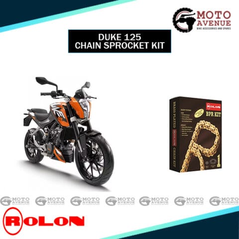 ROLON BRASS CHAIN SPROCKET KIT FOR KTM DUKE 125 (6H)