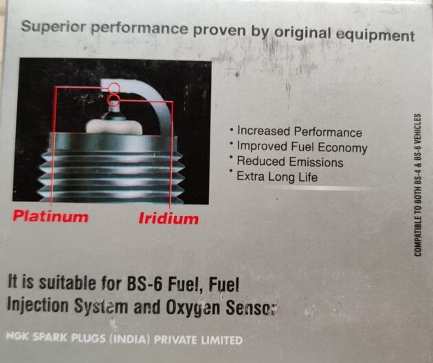 NGK SIMR8A9 LASER IRIDIUM SPARK PLUG HONDA CBR 250R & YAMAHA R15 V3 - Image 2
