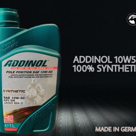 ADDINOL POLE POSITION SAE 10W50 100% SYNTHETIC OIL