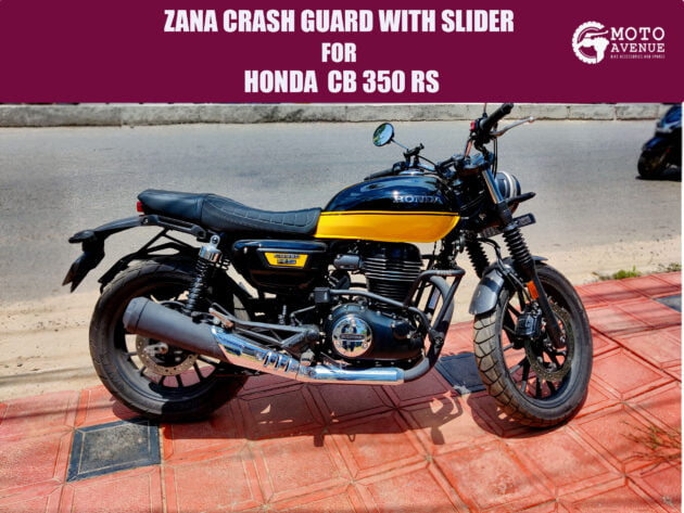 ZANA CRASH GUARD WITH SLIDER FOR HONDA HIGHNESS CB350,CB350RS - Image 2