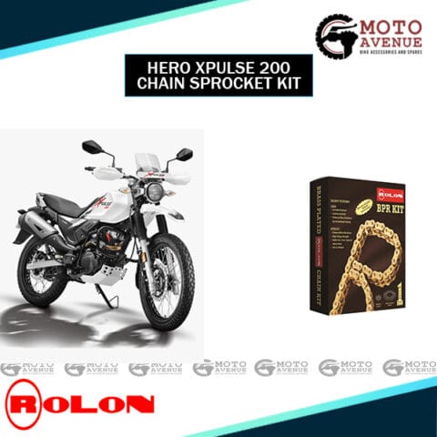 ROLON BRASS CHAIN SPROCKET KIT FOR HERO XPULSE 200/200FI (4H)