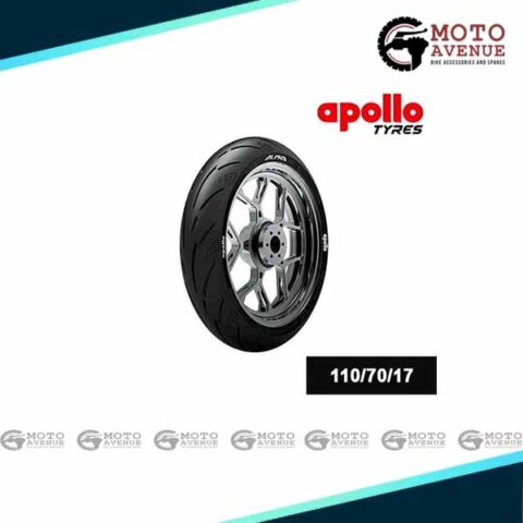 Apollo ALPHA H1 110/70ZR17 54W Steel Belted Radial Tubeless Front Tyre