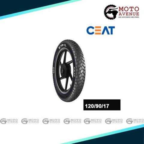 Ceat Gripp XL 120/90-17 64S Tube Type Bike Tyre, Rear For Himalayan
