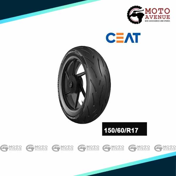 CEAT Zoom Rad X1 150/60 R17 66H Tubeless Bike 150/60-17 Rear Tyre  (Street, Tube Less)