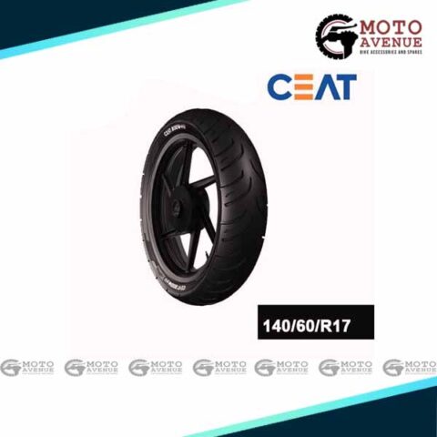 Ceat Zoom-Rad 140/60 R17 63P Tubeless Bike Tyre, Rear