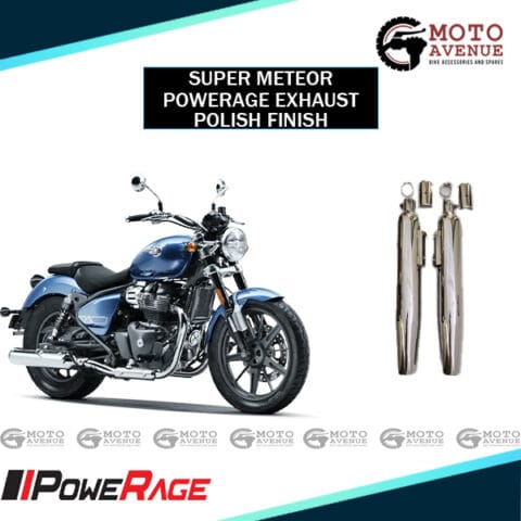 Image of PoweRage Exhaust for Royal Enfield Super Meteor and Shotgun650