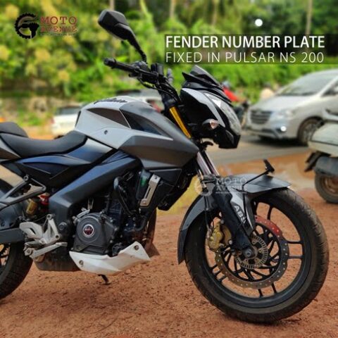 Front fender Number-plate Holder for Bajaj Pulsar NS 200
