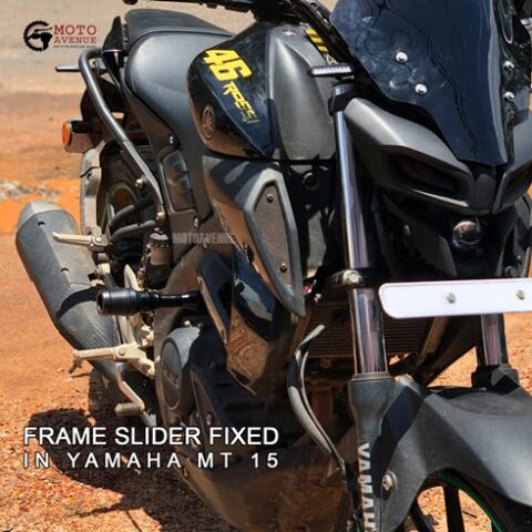 CNC Frame slider for Yamaha R15 V3 and MT 15 (Black)