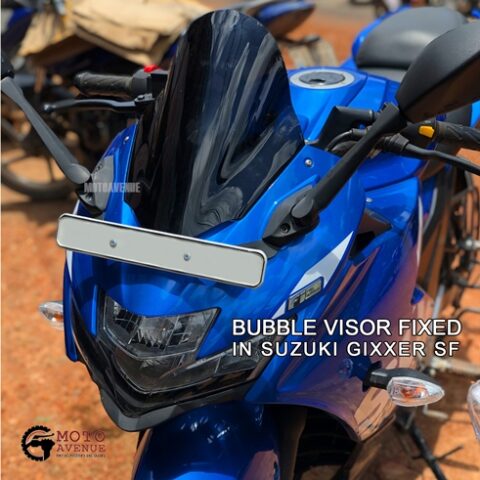 BUBBLE VISOR FOR SUZUKI GIXXER SF 250