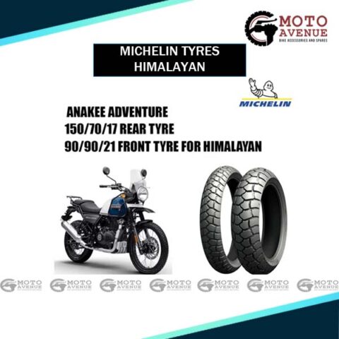 Image of michelin Front and Rear tyres for Himalayan