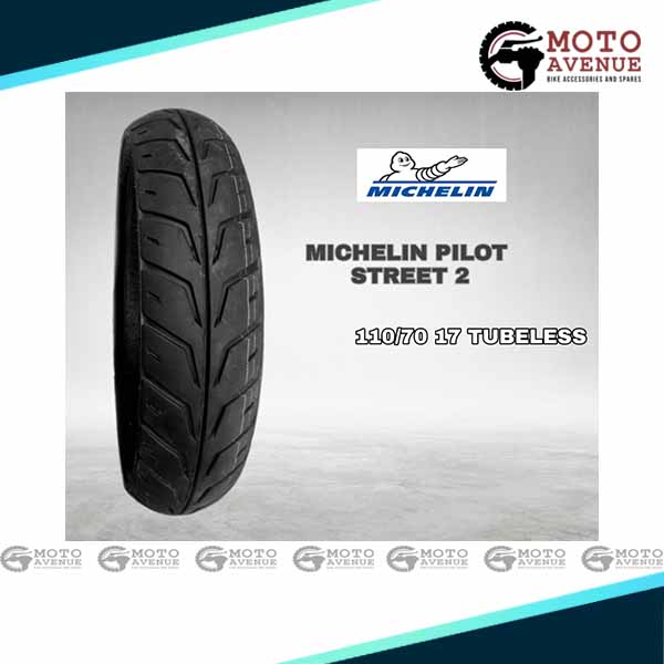 MICHELIN PILOT STREET 2 110/70 17 TUBELESS FRONT TWO-WHEELER TYRE