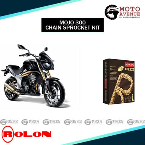 Rolon Brass Chain iMAGE OF Sprocket Kit For MAHINDRA MOJO 300-5H