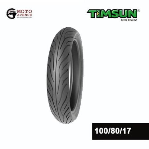 TIMSUN 100/80/17 55S Soft Rubber Tyre with High Grip
