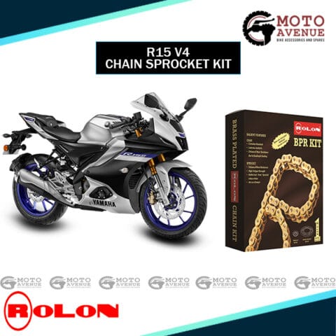 Image of YAMAHA R15 V4 Rolon Brass Chain Sprocket Kit