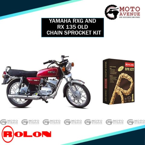 Rolon Brass Chain Sprocket kit for YAMAHA RXG AND RX 135 OLD (4H)