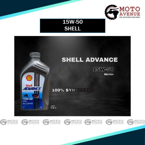 SHELL ADVANCE 15W-50 ULTRA 100% SYNTHETIC (1L)