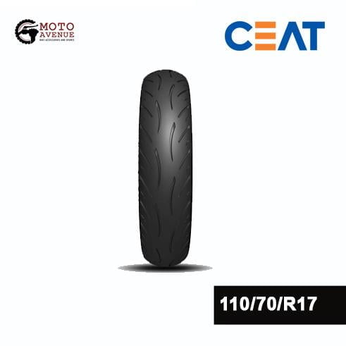 Ceat Zoom Rad X1 Size 110/70 R17 Radial Tubeless Tyre Front 54H