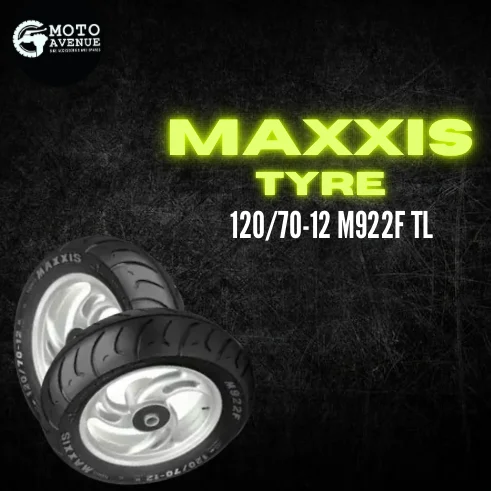 MAXXIS TYRE FOR TVS 125,HONDA REAR 120/70-12 M922F TUBELESS