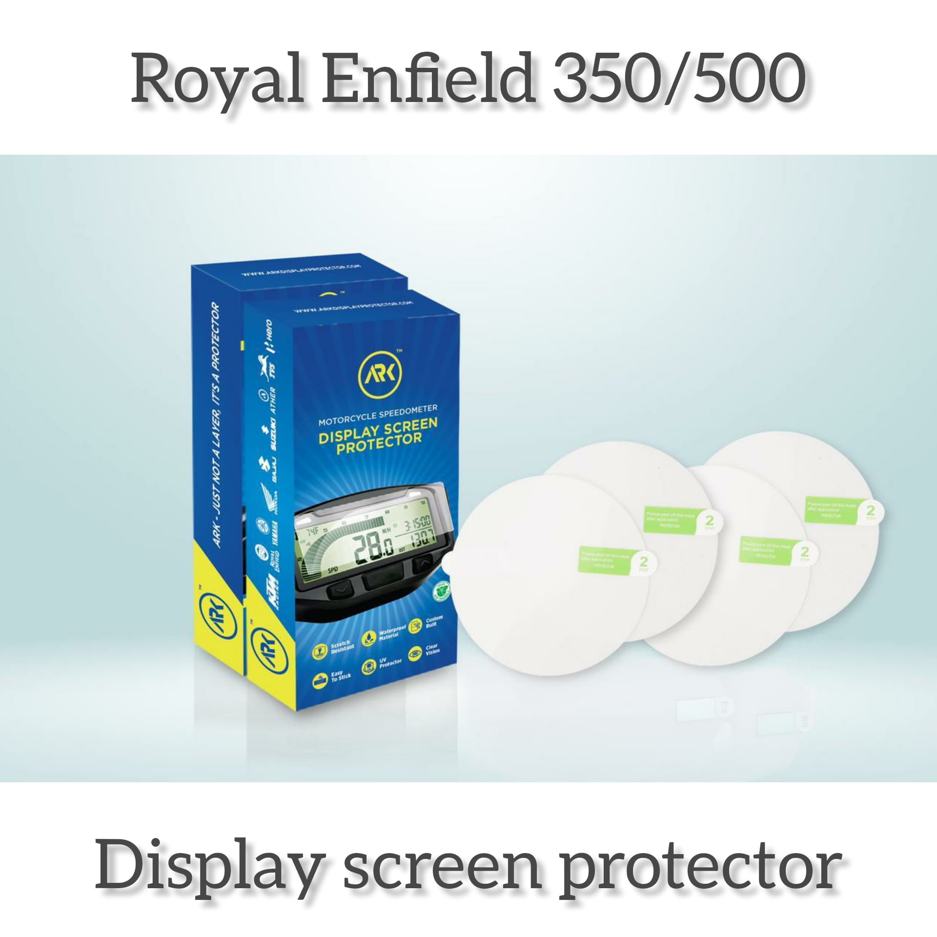 DISPLAY SCREEN PROTECTOR FOR ROYAL ENFIELD CLASSIC/STANDARD/ELECTRA 350/500