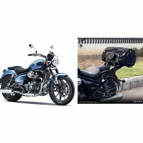 Top Rack MS With Pillion Backrest For Royal Enfield Super Meteor 650 By Zana