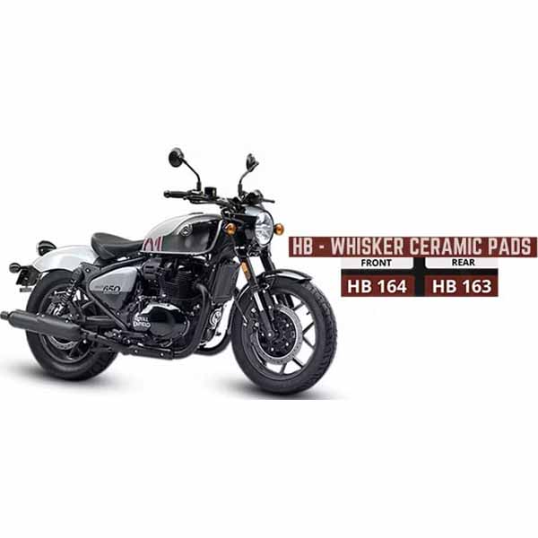 NGAGE WHISKER CERAMIC BRAKE PADS FOR ROYAL ENFIELD SHOTGUN 650