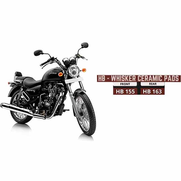 NGAGE WHISKER CERAMIC BRAKE PADS FOR ROYAL ENFIELD THUNDERBIRD 350 / 500 UCE